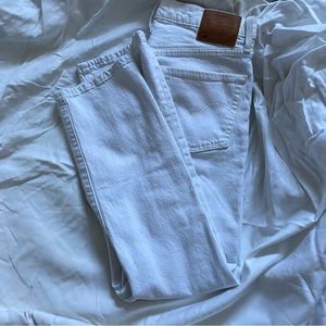 Aritzia Levi’s 501 Original Straight Jeans White Size 27